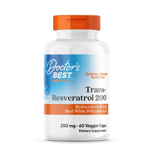 Doctor's Best - Trans-Resveratrol 200 mg - 60 kapsułek Doctor's Best - Trans-Resveratrol 200 mg - 60 kapsułek